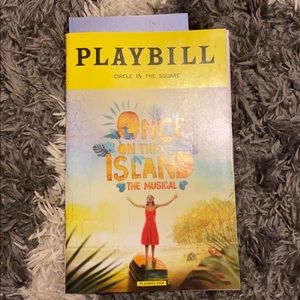 ONCE ON THIS ISLAND PLAYBILL